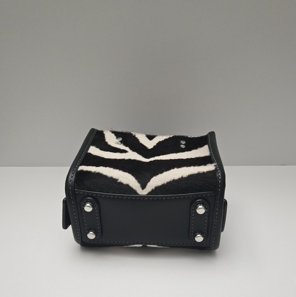 Coach Rogue Bag 12 In Haircalf With Zebra Print mini bag - Picture 5 of 6